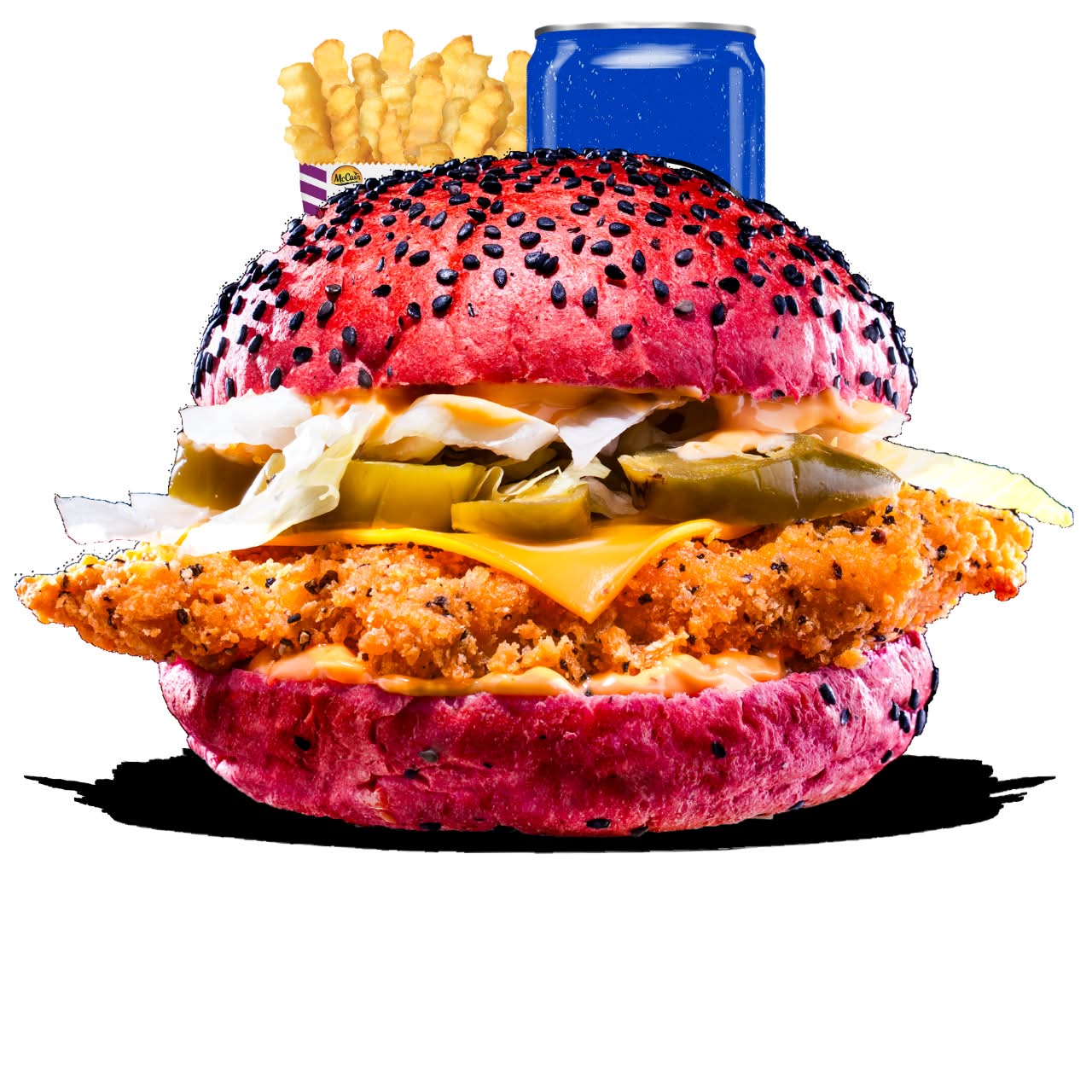 Spicy Legend Burger Menu