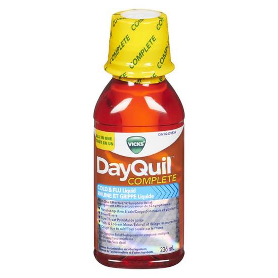 Vicks Dayquil Complete Cold & Flu Liquid (236 ml)