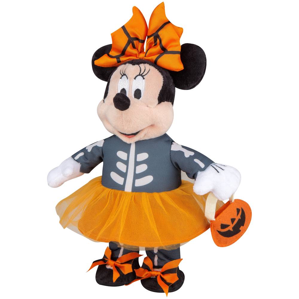 Disney 12-in Musical Minnie Mouse Skeleton Animated Plush Waddler  | 552893