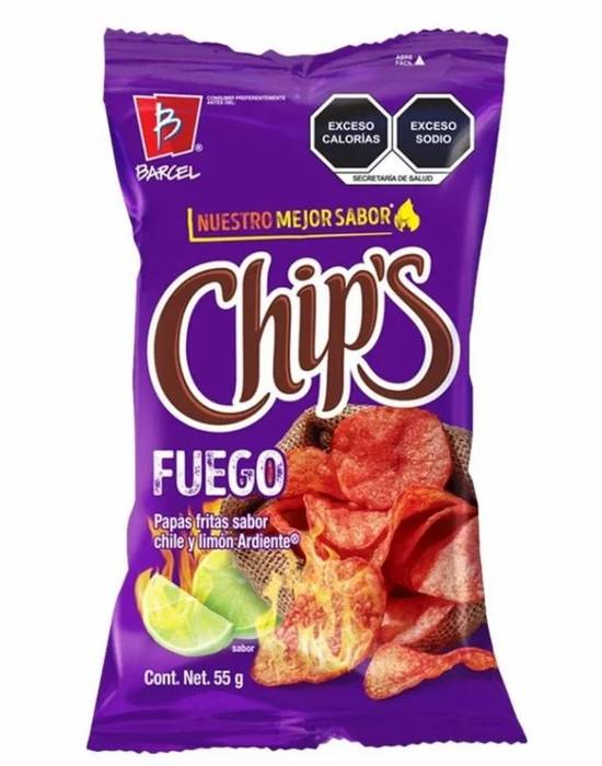 CHIPS FUEGO 60 GR