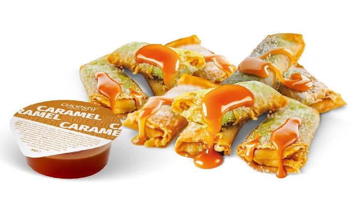 Apple Pie Roll Sharer Box (10) with Sweet Caramel Dip 🍏