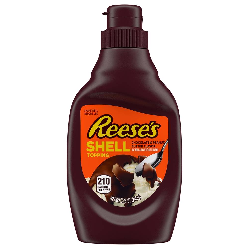 Reese's Chocolate and Peanut Butter Shell Topping (7.25 oz)