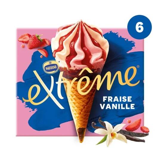 Fraise vanille x1