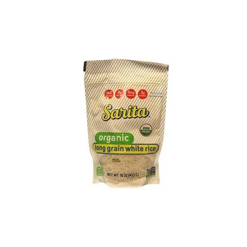Sarita Organic Long Grain White Rice (16 oz)