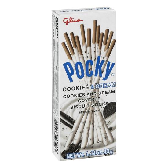 Glico Pocky Cookies & Cream Biscuit Sticks