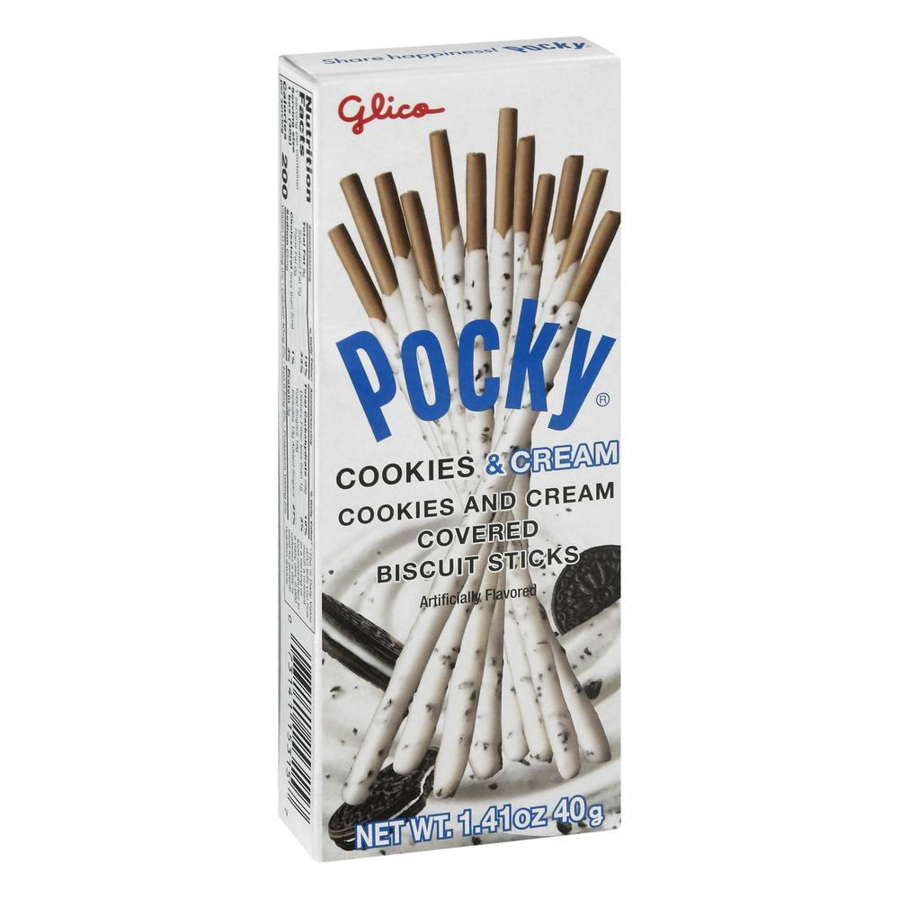 Glico Pocky Cookies & Cream Biscuit Sticks (1.41 oz)