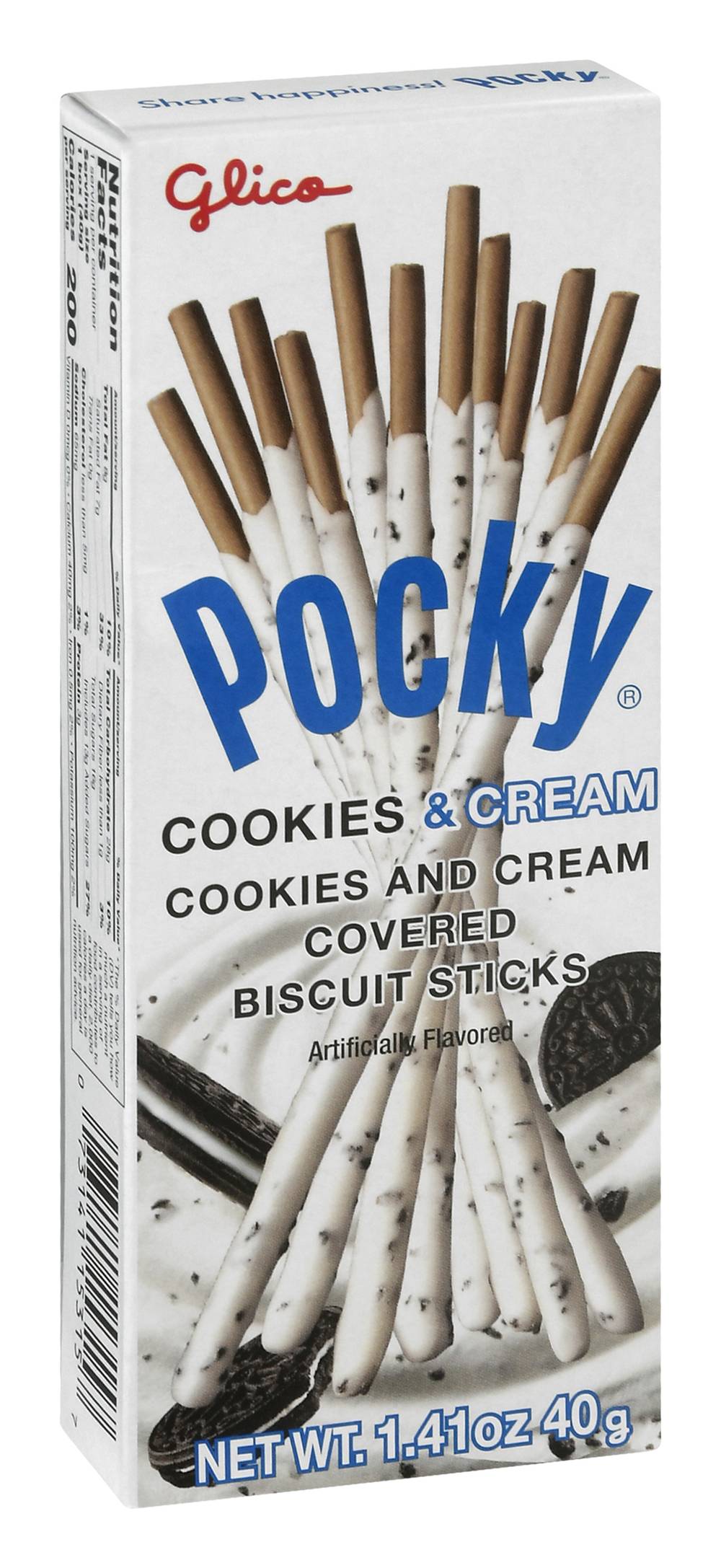 Glico Pocky Cookies & Cream Biscuit Sticks (1.41 oz)