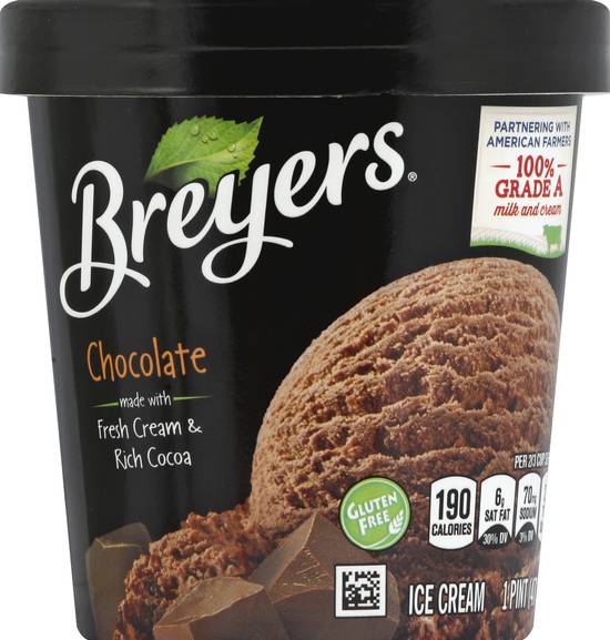 Breyers Ice Cream (chocolate)