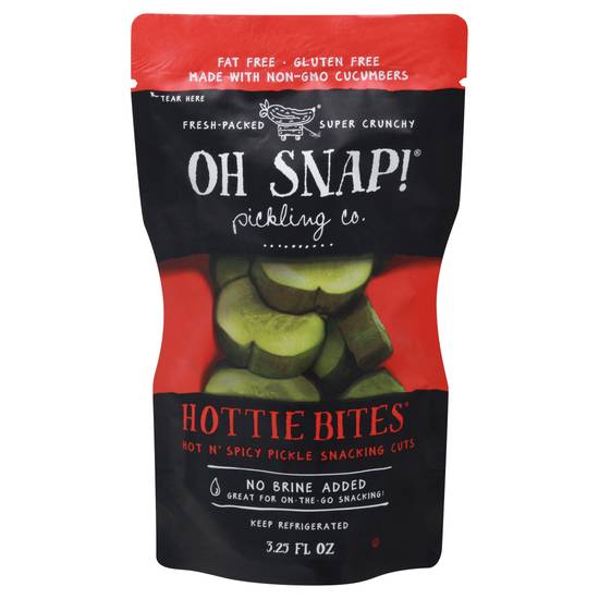 Oh Snap! Fat & Gluten Free Hottie Pickle Bites (3.3 fl oz)