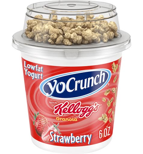 YoCrunch Low Fat Strawberry Yogurt