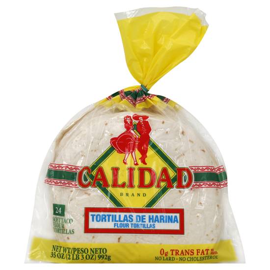 Calidad Flour Tortillas (24 tortillas)