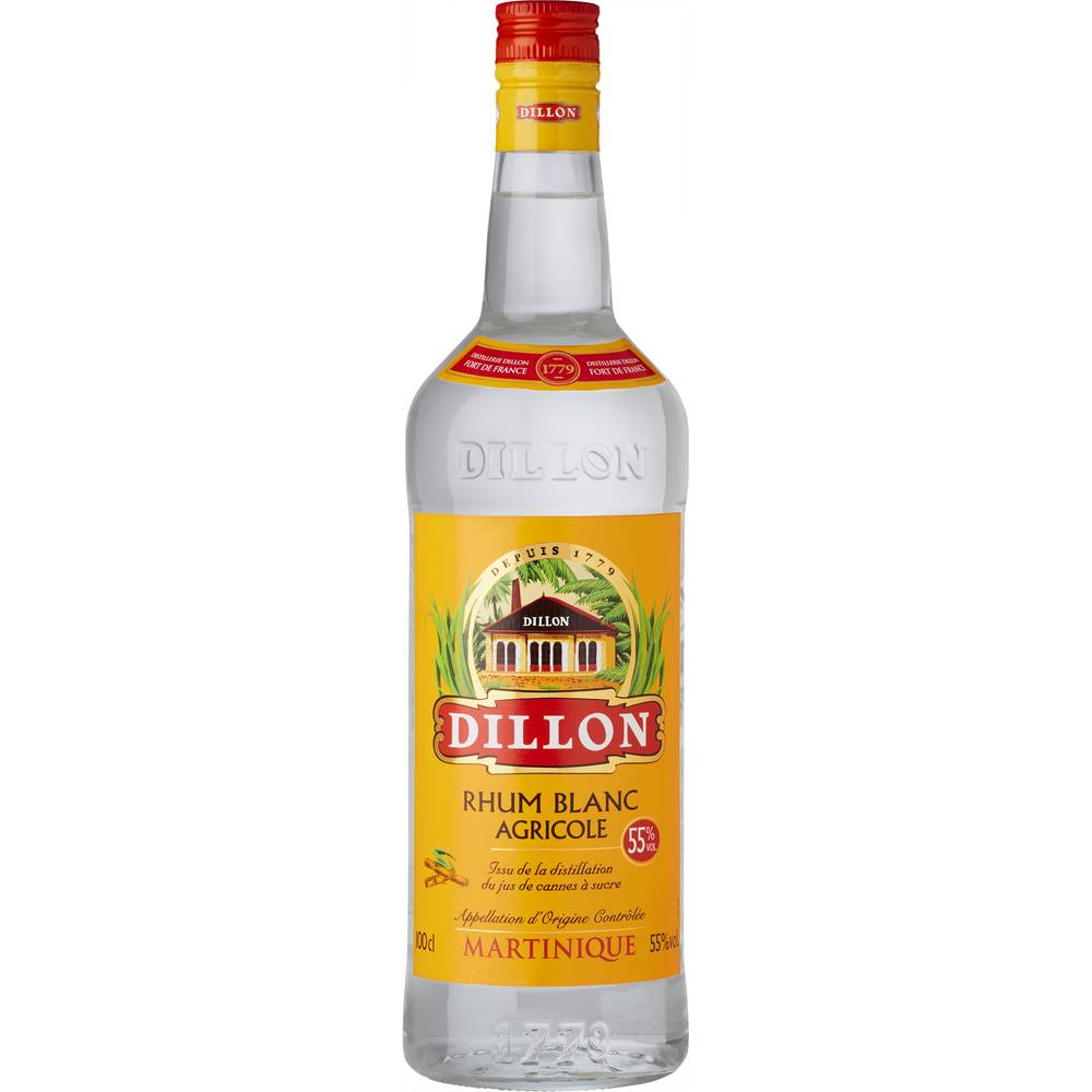 Dillon - Rhum blanc agricole de la martinique aoc (1L)