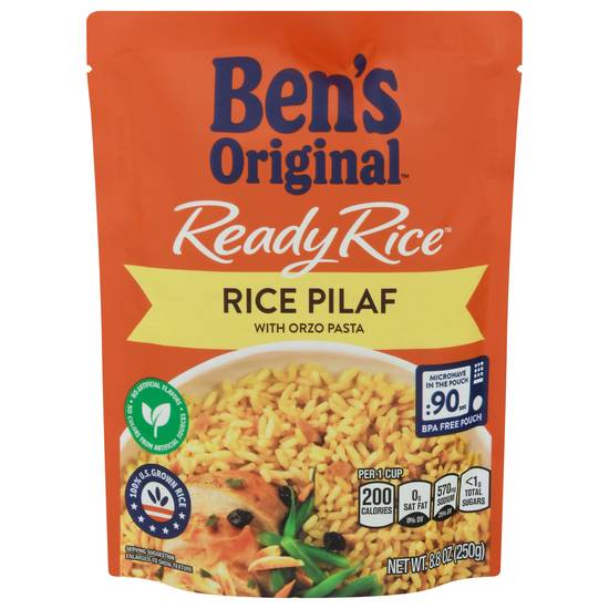 Ben's Original Ready Rice Pilaf With Orzo Pasta