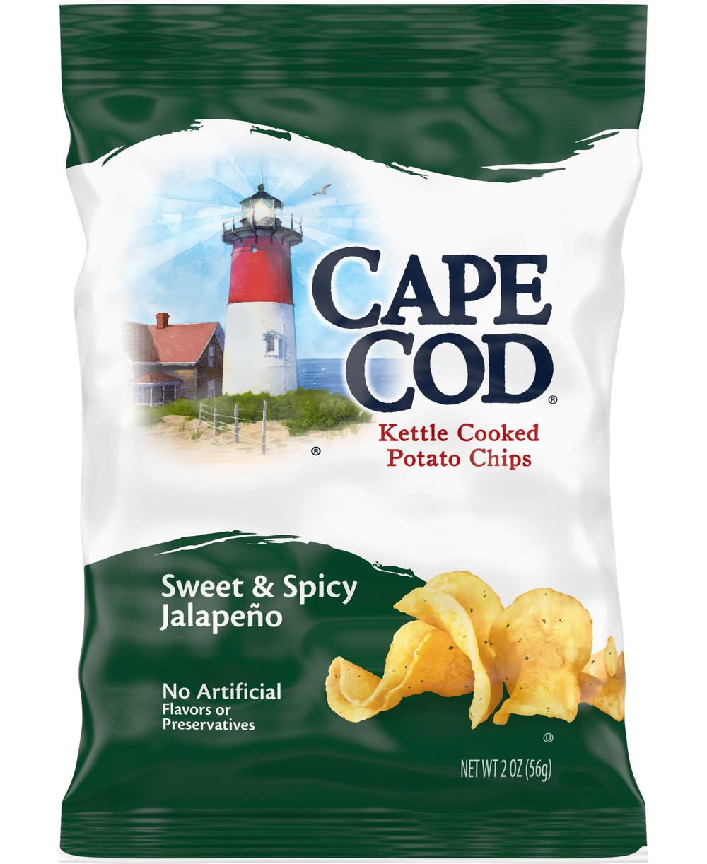 Cape Cod Sweet & Spicy Jalapeno Kettle Cooked Chips (2.1 oz)