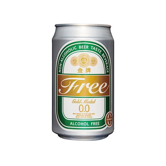 罐裝金牌FREE啤酒風味飲料#641739