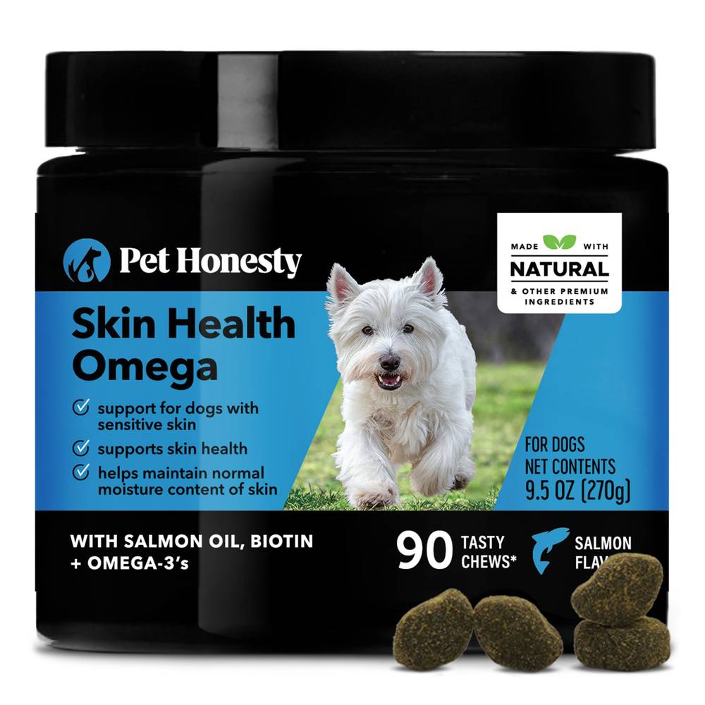 Pet Honesty Skin Health Omega Soft Chews (9.5 oz, 90 ct)