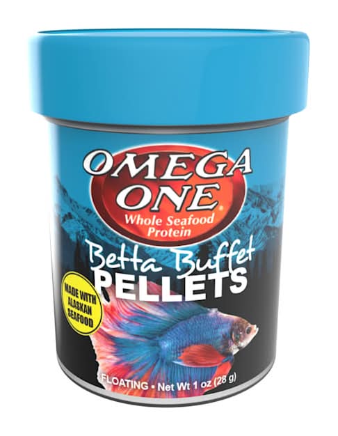 Omega One Betta Buffet Pellets Aquatic Food (1 oz)