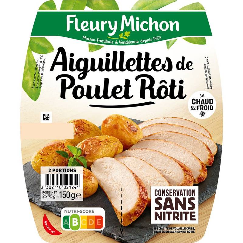 Fleury Michon - Aiguillettes de poulet rôti (2)