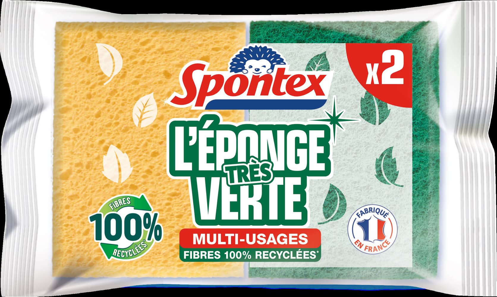 Spontex - Gratte éponge en fibres vertes (32g)