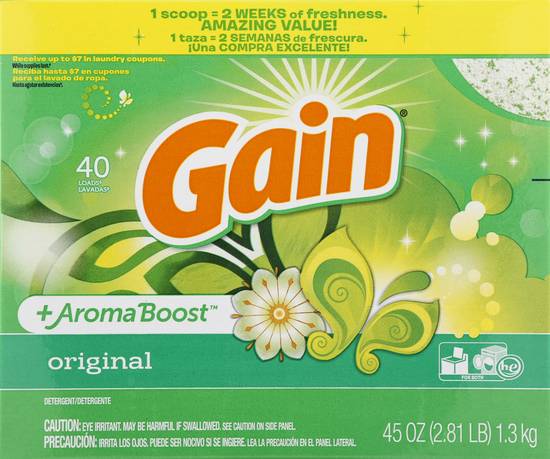 Gain Original Aroma Boost Powder Laundry Detergent