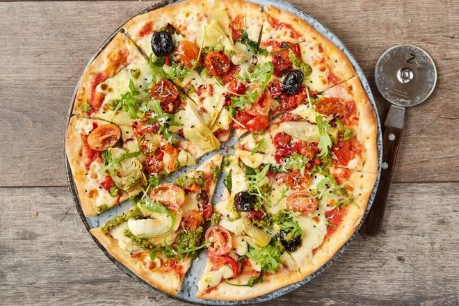 Non-Gluten Primavera Pizza (V)