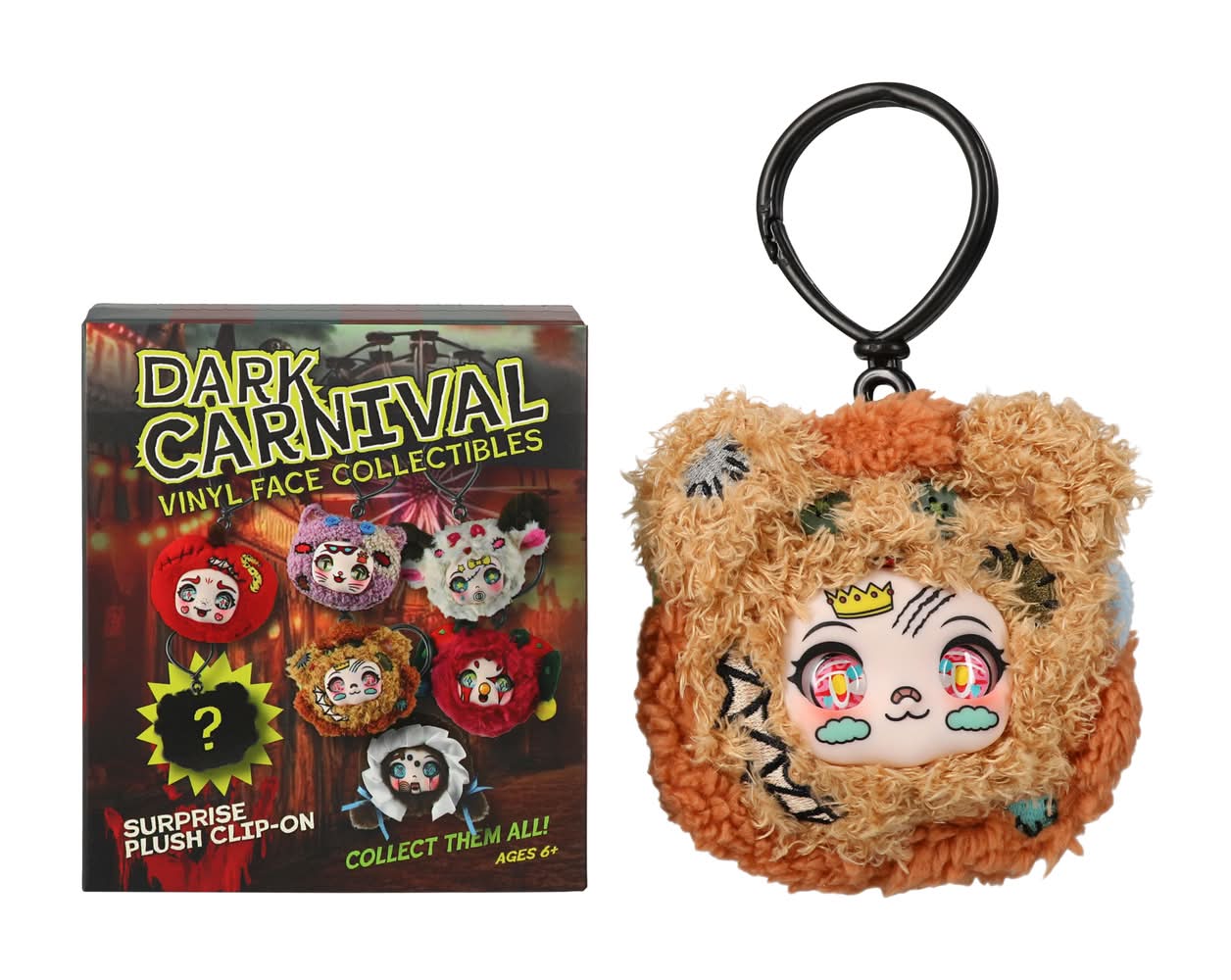 Dark Carnival Plush Clip-On Mystery Toy