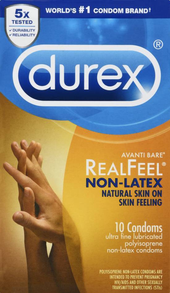Durex Non Latex Real Feel Condoms
