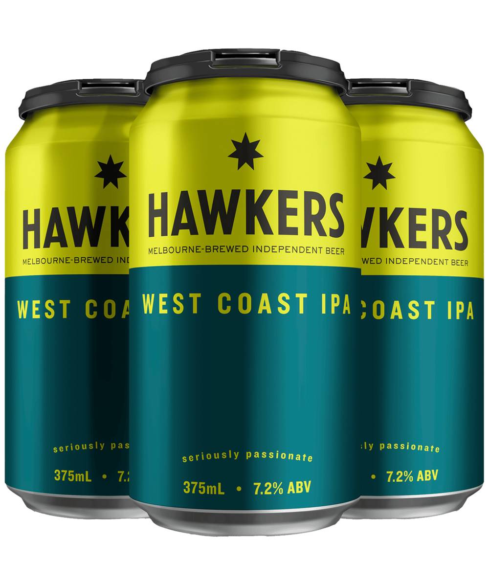 Hawkers West Coast Ipa Can 4X375Ml