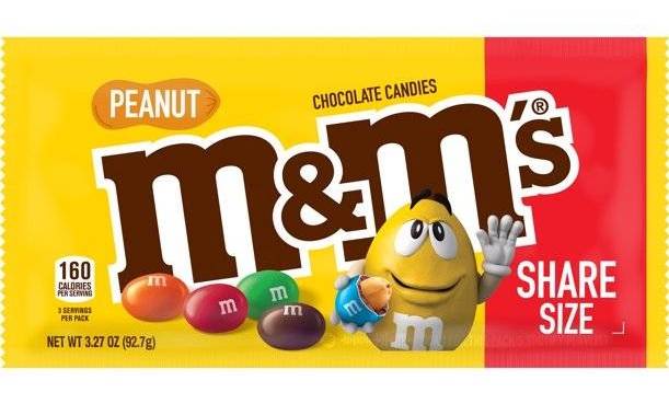 M & M PEANUT SHARE SIZE 3.27OZ