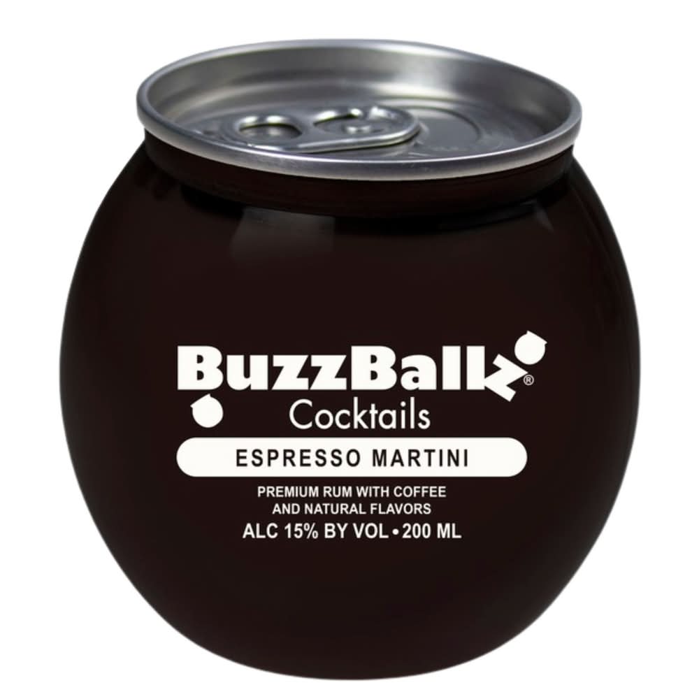 BuzzBallz Cocktails Ready-To-Drink, Espresso Martini (200 ml)