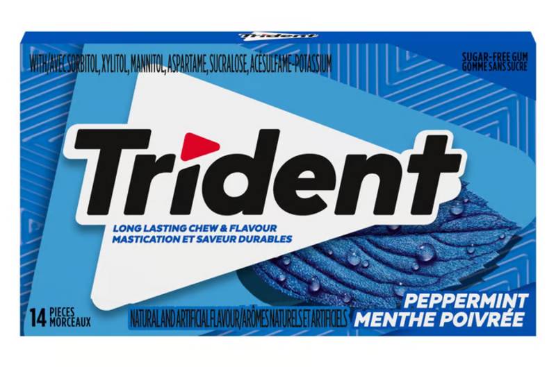 Trident Perfect Peppermint Sugar Free Gum 14-Piece