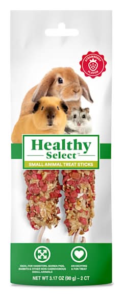 Healthy Select Strawberry Flavor for Small Animal Treat Sticks, 3.17 oz., Pack of 2