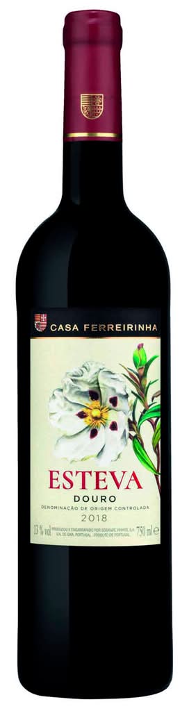 Esteva - Vinho DOC Douro tinto, garrafa de 0.75 l