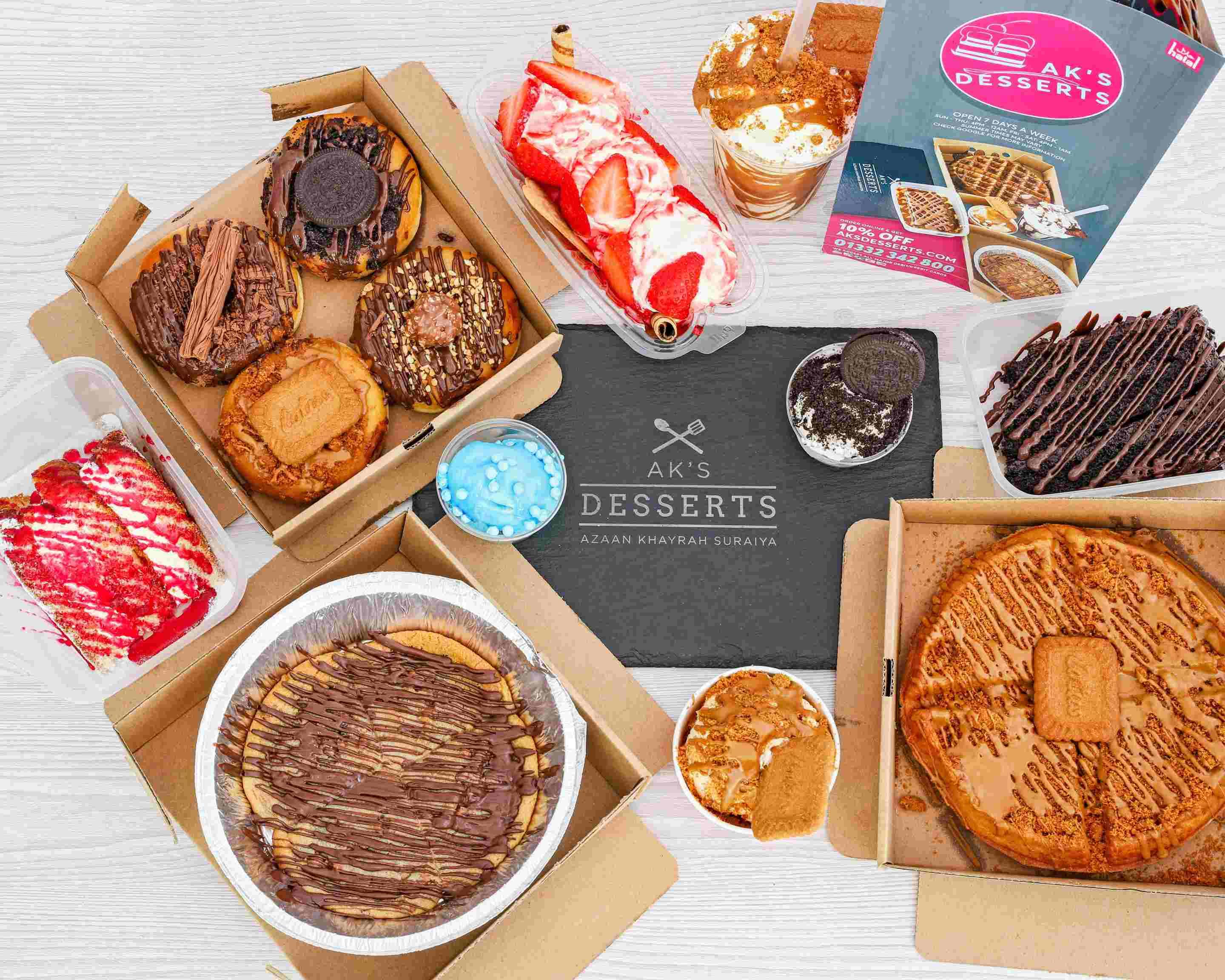 AK’S Desserts Menu Deals & Prices - Derby Delivery - Order with Uber Eats
