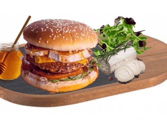 Burger chèvre-miel™️🍯🐐