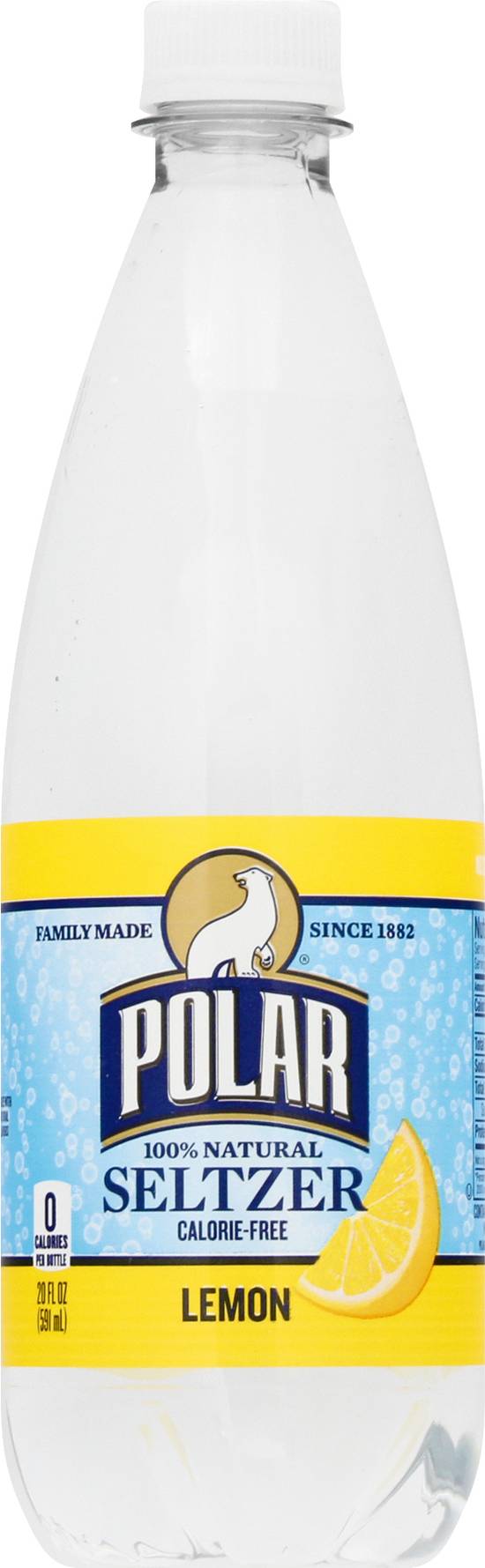 Polar Lemon Flavored Seltzer Water (20 fl oz)