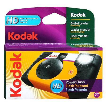 Kodak Hd Power Flash Single Use Camera - 1.0 ct