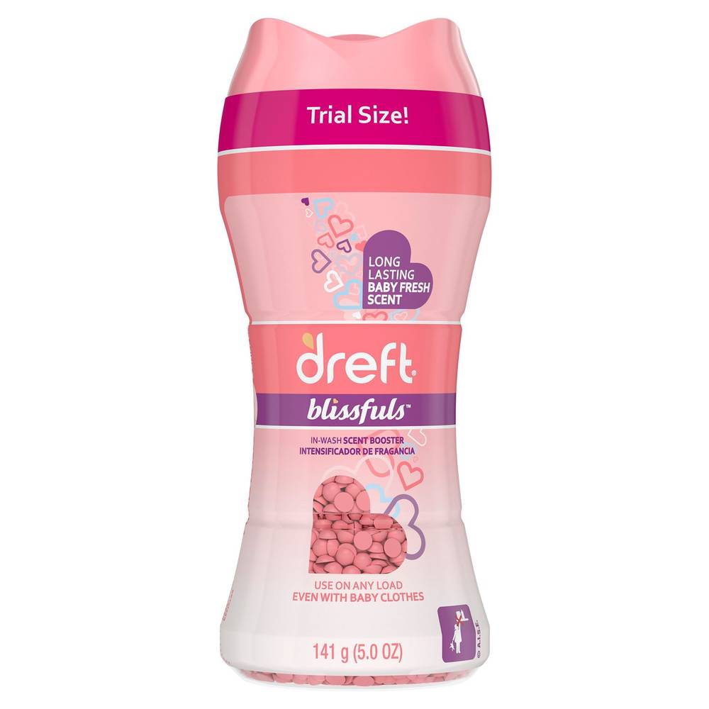 Dreft Blissfuls In-Wash Scent Booster Beads, Baby Fresh, 5 Oz