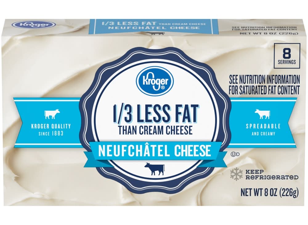 Kroger Low Fat Neufchatel Cheese (8 oz)