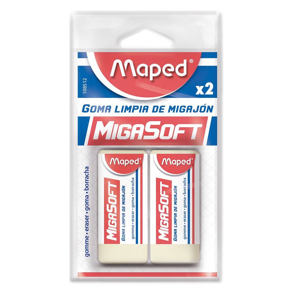 Maped · Gomas madep 108512 migasoft blíster con 2