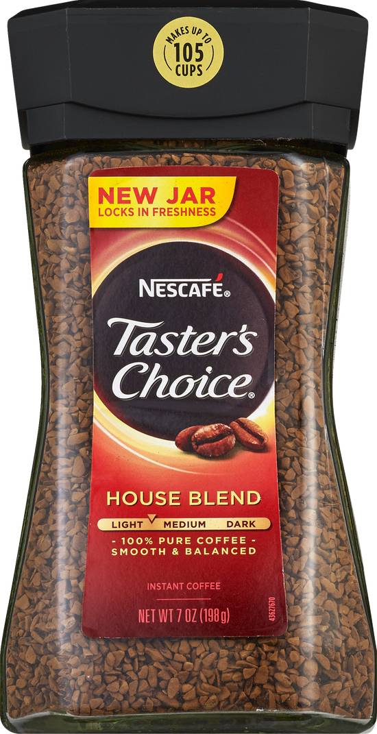 Nescafe Taster's Choice Instant Coffee 7 OZ, House Blend