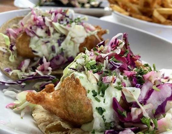 Beer Battered Avocado Taco