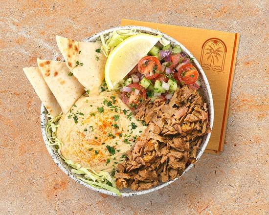 Beef Shawarma Hummus Bowl