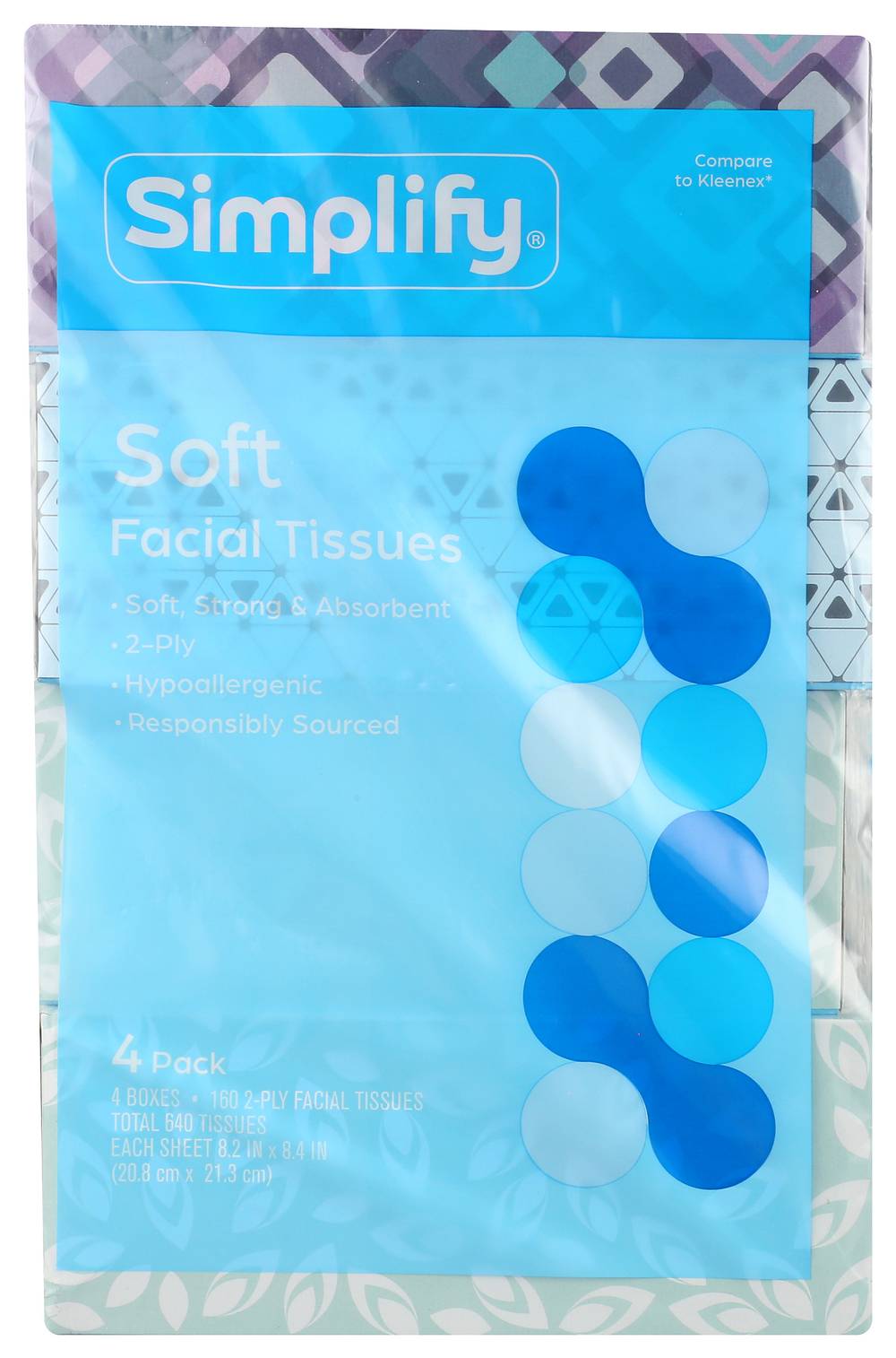 Simplify Soft Facial Tissue (4 ct)