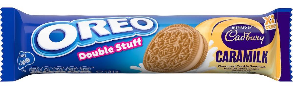 Oreo Caramilk Double Stuff Cookies 131g