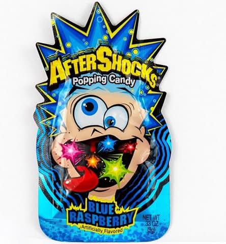 AfterShocks Popping Candy Blue Raspberry 0.33oz