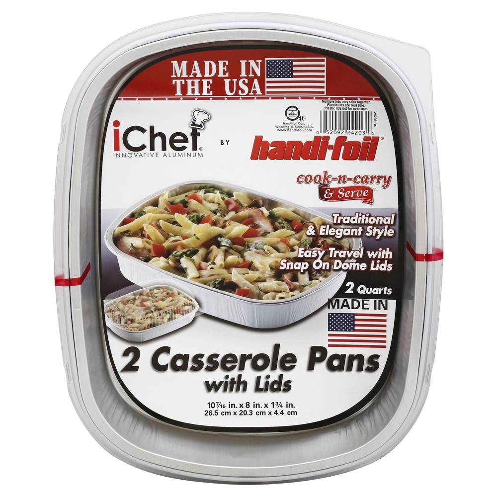 Handi-Foil Casserole Pans With Lids