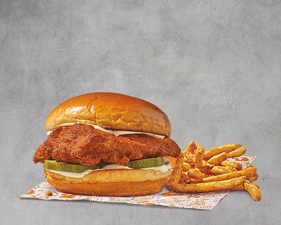 Classic Blackened Chicken Sandwich Dinner