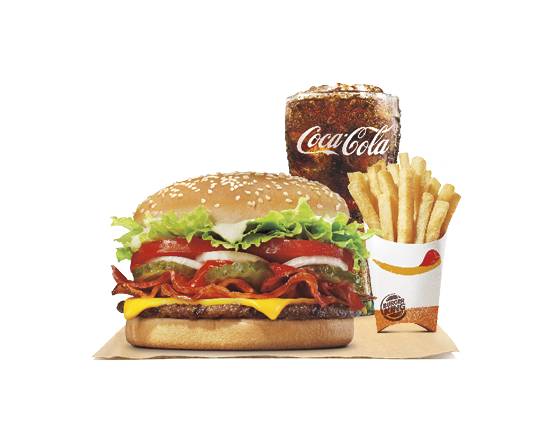 Order WHOPPER® with Bacon & Cheese Meal food online from Latin American Cuban Cuisine store, Ann Arbor on bringmethat.com