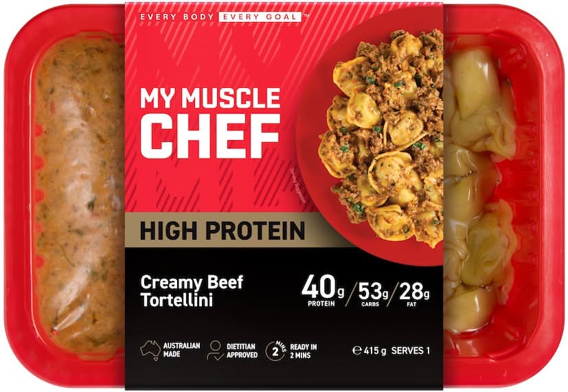 My Muscle Chef High Protein Creamy Beef Tortellini 415g
